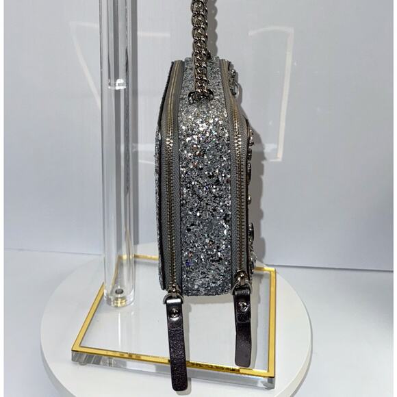 Kate Spade Silver Glitter Crystal-Embellished crossbody or shoulder bag - Picture 10 of 17